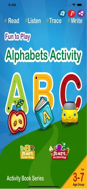 Alphabets Activity Book app screenshot 1