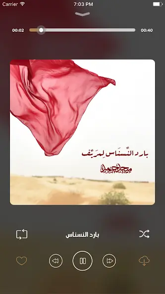 Mehad Hamad Music app screenshot 1